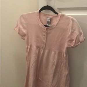 pink dress top